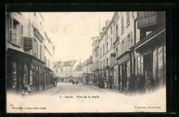 CPA Senlis, Rue De La Halle  - Senlis