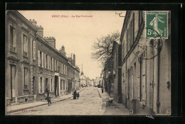 CPA Méru, La Rue Nationale  - Other & Unclassified