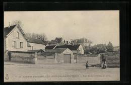 CPA Vineuil-Saint-Firmin, Rue De La Colonne  - Autres & Non Classés