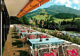 72872340 Wertach Kur Und Sporthotel Restaurant Terrasse Allgaeuer Alpen Wertach - Sonstige & Ohne Zuordnung