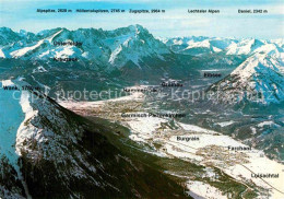 72872290 Garmisch-Partenkirchen Das Schoene Tal Der Loisach Alpenpanorama Fliege - Garmisch-Partenkirchen