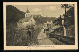 AK Steinach Am Brenner, Mauern, Strassenpartie Mit Kirche  - Andere & Zonder Classificatie