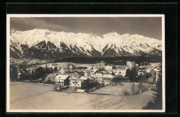 AK Igls, Ortsansicht Mit Alpen  - Other & Unclassified