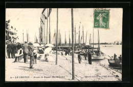 CPA Le Crotoy, Avant Le Depart Des Regates  - Le Crotoy