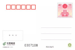 China Postcard 2023/PP339 Jiangxi University Of Finance And Economics 1v MNH - Cartoline Postali