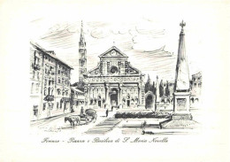 72871197 Firenze Florenz Piazza Basilica Di S. Maria Novella Kuenstlerkarte   - Autres & Non Classés