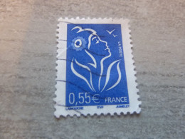 Marianne De Lamouche - 0.55 € - Yt 3755 - Bleu - Oblitéré - Année 2005 - - 2004-2008 Marianne (Lamouche)
