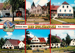 72869588 Bad Holzhausen Luebbecke Ferienhof Blotevogel Kirche Landhaus Roescher  - Getmold