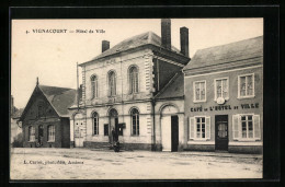 CPA Vignacourt, Hôtel De Ville  - Vignacourt