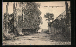 CPA Vauchelles-lès-Authies, Route Nationale  - Sonstige & Ohne Zuordnung