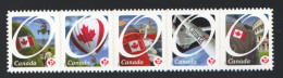 2011 Canadian Pride Se-tenant Strip Of 5 From Booklet  Sc 2423i MNH - Ungebraucht