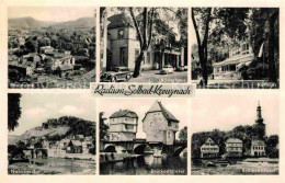 72868723 Bad Kreuznach Panorama Baederhaus Kurhaus Brueckenhaeuser Nahe Bruecke  - Bad Kreuznach