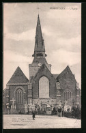 CPA Morbecque, L`Eglise  - Autres & Non Classés