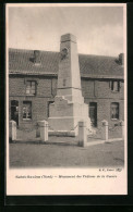 CPA Saint-Saulve, Monument Des Victimes De La Guerre  - Autres & Non Classés