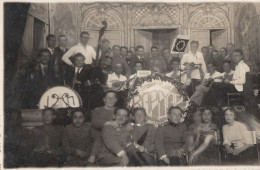 Old Photo Kingdom Of Yugoslavia, Mostar. Sportski Klub Vardar, Restaurant Party With Music, Officers And Ladies. - Europe