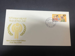 13-5-2024 (5 Z 4) New Zealand FDC - Year Of The Child 1979 - FDC