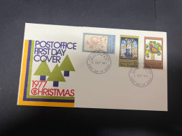 13-5-2024 (5 Z 4) New Zealand FDC - Christmas 1977 - FDC