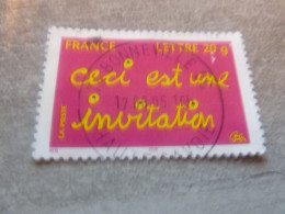 Timbre De Message - Ceci Est Une Invitation - (Tvp Lettre 20 G.) - Yt 3760 - Multicolore - Oblitéré - Année 2005 - - Gebruikt