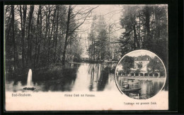 AK Bad Nauheim, Kleiner Teich Mit Fontaine  - Bad Nauheim