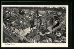 AK Friedberg /Hessen, Fliegeraufnahme Des Ortes  - Friedberg