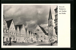 AK Kemnath, Marktplatz Mit Stadttor, Kirche  - Otros & Sin Clasificación