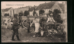 AK Feldbäckerei In Feindesland  - War 1914-18
