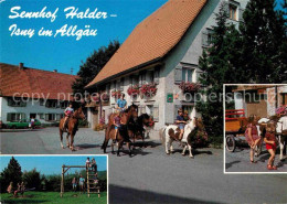 72865615 Isny Allgaeu Sennhof Halder Reiten Ponyfahrt Kinderspielplatz Isny Im A - Autres & Non Classés