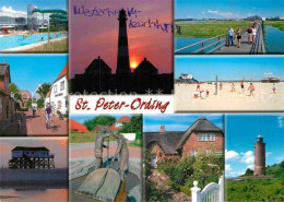 72865607 St Peter-Ording Schwimmbad Seebruecke Strand Skulptur Friesenhaus Leuch - St. Peter-Ording