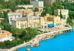 72865267 Opatija Istrien Hotel Restaurant Am Wasser Fliegeraufnahme Opatija - Croatie