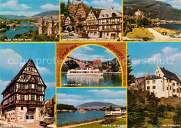 72865251 Miltenberg Main Panorama Blick Von Der Burg Historischer Marktplatz Fac - Otros & Sin Clasificación