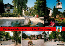 72865082 Bad Harzburg Bummelallee Brunnen Burgberg-Seilbahn  Bad Harzburg - Bad Harzburg