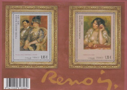 FRANCE 2009 THE 90TH ANNIVERSARY OF THE DEATH OF PIERRE-AUGUSTE RENOIR, 1841-1919 PAINTINGS MINIATURE SHEET MS MNH - Ongebruikt