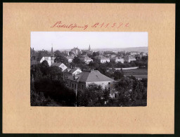 Fotografie Brück & Sohn Meissen, Ansicht Kötzschenbroda-Niederlössnitz, Villen Am Jacobstein Mit Blick Auf Die Stadt  - Lieux