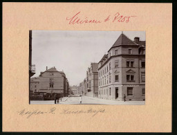 Fotografie Brück & Sohn Meissen, Ansicht Meissen I. Sa., Partie In Der Kaiserstrasse An Der Bäckerei Otto Dierchen  - Plaatsen