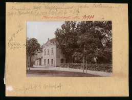 Fotografie Brück & Sohn Meissen, Ansicht Kesselsdorf I. Sa., Partie Am Oberen Gasthof Zum Bahnhof  - Plaatsen