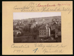 Fotografie Brück & Sohn Meissen, Ansicht Cossebaude, Villenkolonie Mit Blick Zum Eichberg  - Plaatsen