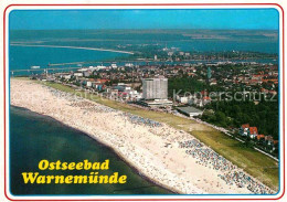 72863518 Warnemuende Ostseebad Fliegeraufnahme Warnemuende - Rostock