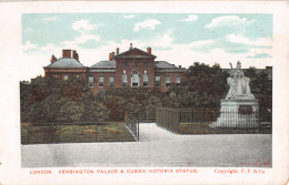 R297890 London. Kensington Palace And Queen Victoria Statue. F. F. Gottschalk Dr - Otros & Sin Clasificación