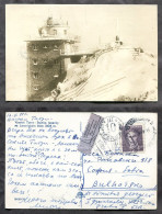 VYSOKE TATRY Czechia 1951 Peak Station. Postage Due. Real Photo Postcard To Bulgaria (h412) - Brieven En Documenten