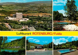 72863301 Rotenburg Fulda Fliegeraufnahme Wassertreten  Rotenburg - Other & Unclassified