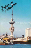 72862779 Rotterdam Fernsehturm Dampfer Rotterdam - Autres & Non Classés