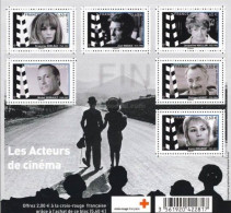 FRANCE 2012 RED CROSS MOVIE STARS MINIATURE SHEET MS MNH - Croix-Rouge