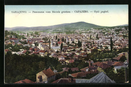 AK Sarajevo, Panorama Vom Bistrik Gesehen  - Bosnië En Herzegovina