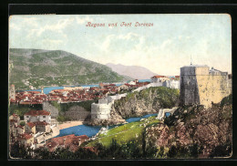 AK Ragusa, Ortsansicht Mit Fort Lorenzo  - Croazia