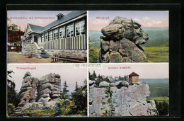 AK Heuscheuer, Gebirge Im Glatzer Land, Restauration Mit Schweizerhaus, Eberkopf, Schöne Aussicht  - Schlesien