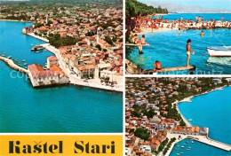 72861973 Stari Grad Kastel Stari Fliegeraufnahme Strandpartie Serbien - Serbien