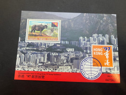 13-5-2024 (stamp) Mint (neuve) Mini-sheet - Hong Kong 97 Stamp Show (Papua New Guinea) - Expositions Philatéliques