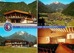 72861710 Mayrhofen Zillertal Offizielle Erinnerungskarte Zur Einweihung Des Kong - Autres & Non Classés