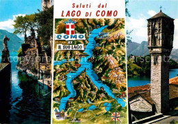 72861079 Como Lago Di Como Punta Di Balbianello Torre Gotica Como Lago Di Como - Otros & Sin Clasificación