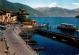 72861070 Cannobio Lago Maggiore Hafen Personenschiff Italien - Otros & Sin Clasificación